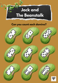 Jack and The Beanstalk - Maths Domino Counting Sheet