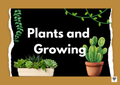 EYAH Plants and Growing Poster